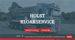 Desktop Screenshot of holstkloakservice.dk